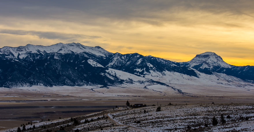 winter in the madison valley