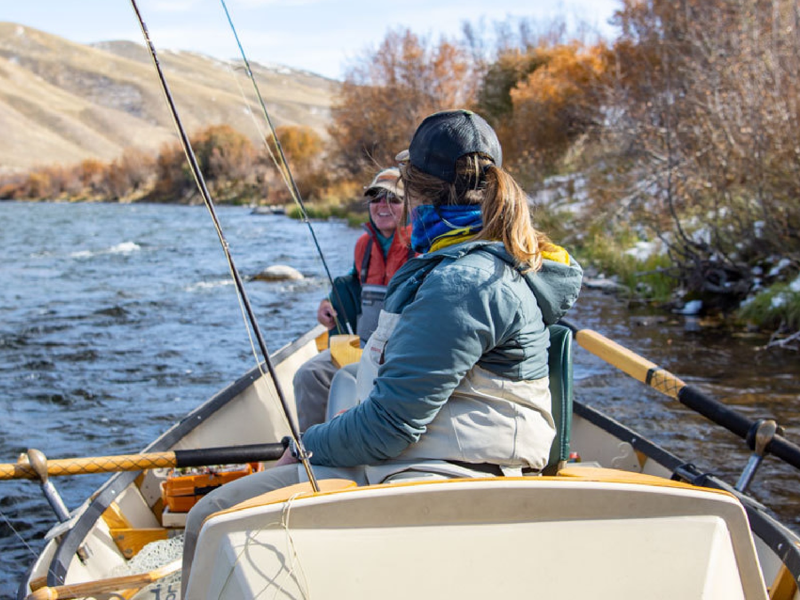 Montana trout fishing in fall