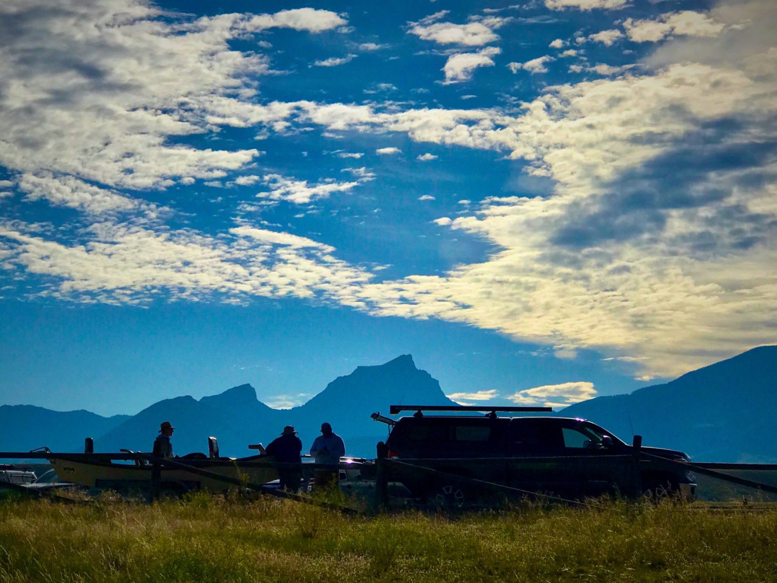 Montana fly fishing scenery