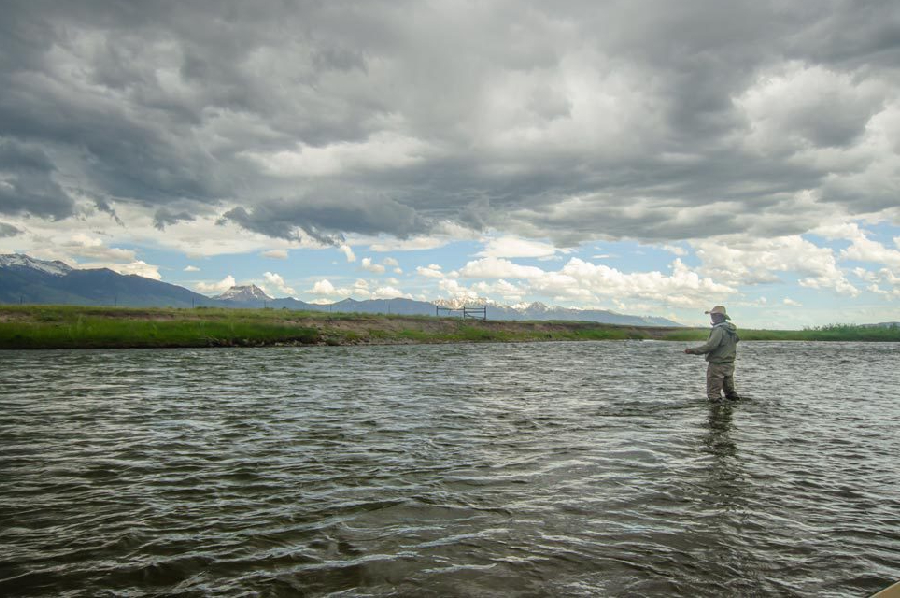 Ennis Lake fly fishing, Montana
