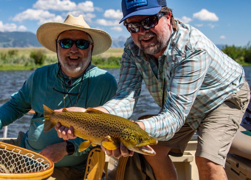 jeremy and brown trout